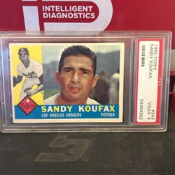 1960 Topps Sandy Koufax Psa 4