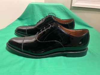 MENS J. CREW SUPERIOR BOOTS & SHOES BLACK LEATHER DRESS  SHOES ~12D MENS. NEW NO BOX