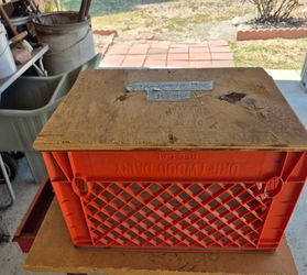 Step up milk crates