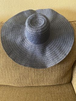 New! Navy Woven Sun Hat. Read description for details and location.