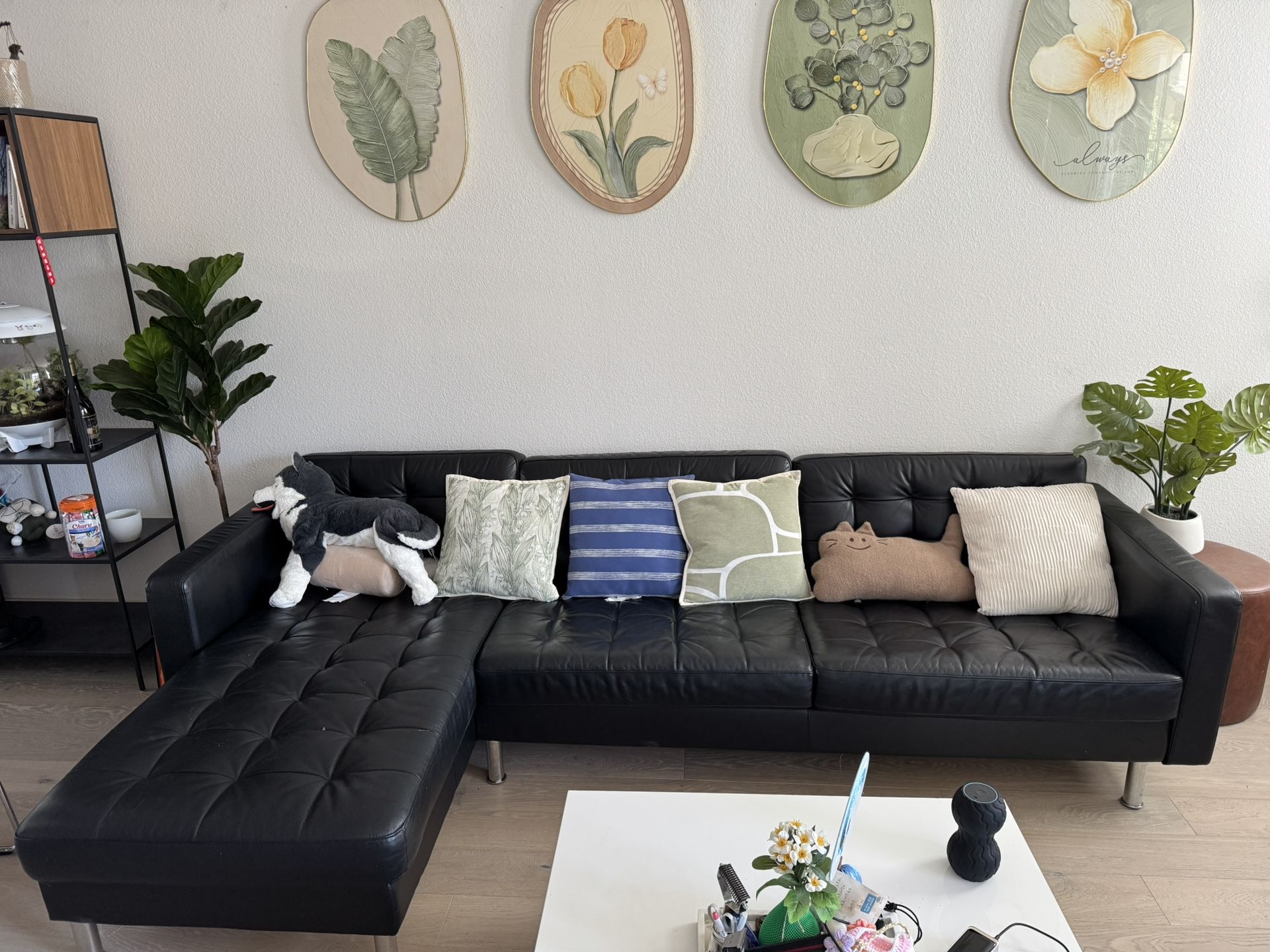 IKEA MORABO sofa Black