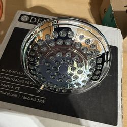  Brand New-(open box) The Delta RP78575 1.75 GPM Multi Function Shower Head in Chrome 