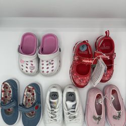 Toddler Girls Shoes Bundle – 5 Pairs – Sizes 6 & 7 – Great Condition