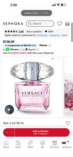 Versace  Bright Crystal Eau de Toilette