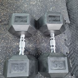 65lbs Rogue  dumbells WEIGHTS