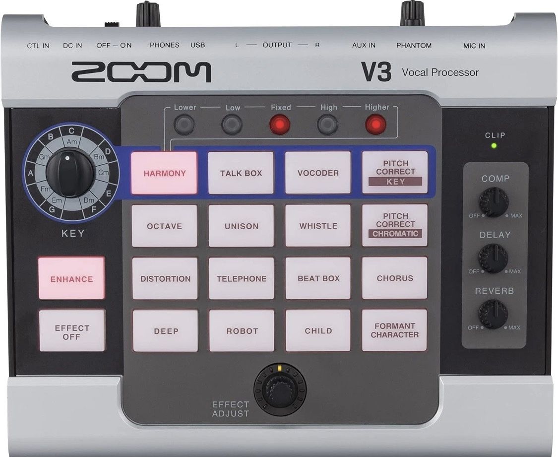 Zoom V3 Vocal Processor Sealed Bundle w/ Mic & Power Adapter