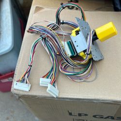 Ikari Warrior Rotary Joystick Arcade Video Game Part With Wiring Harness 