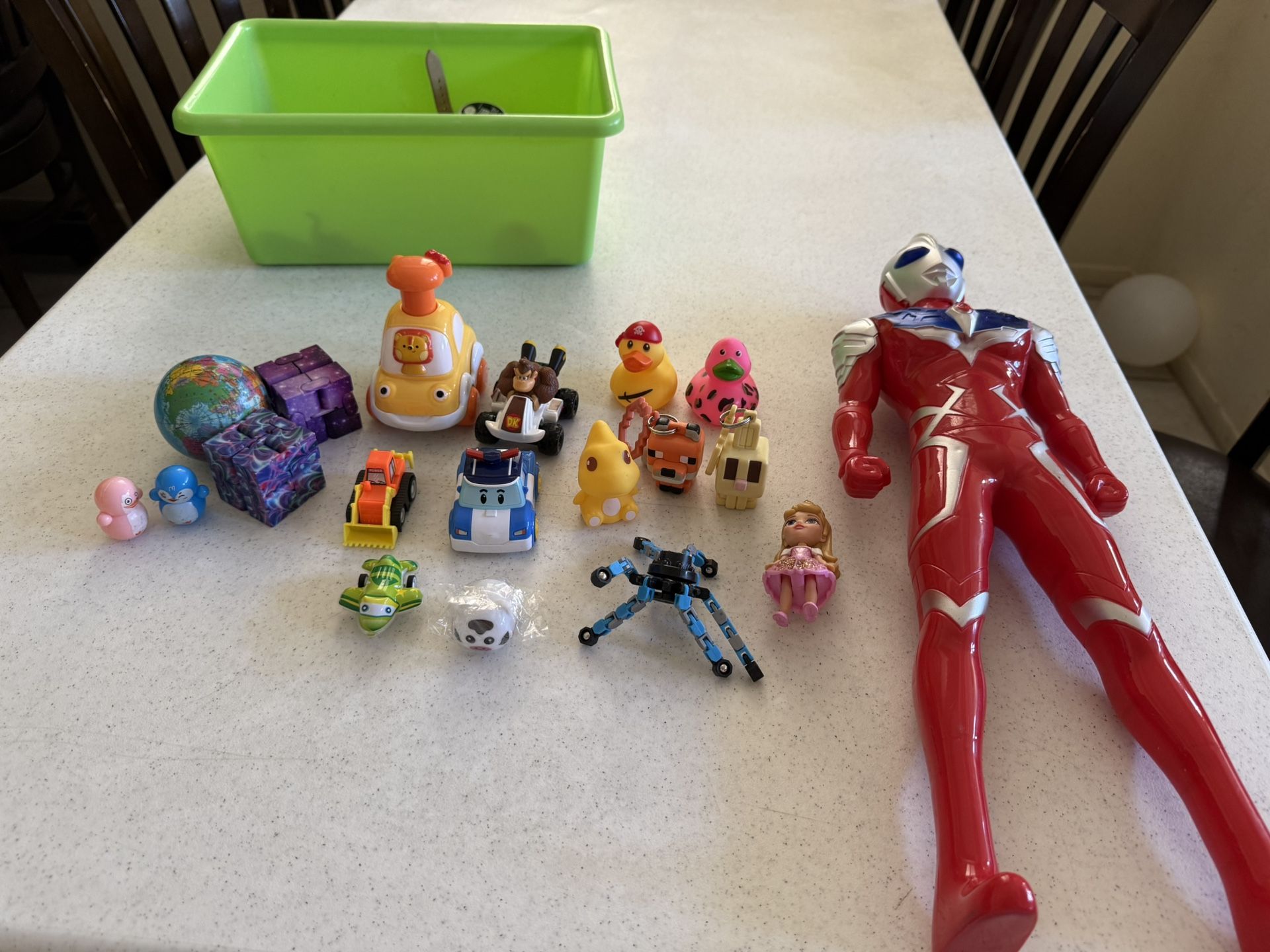 A lot of toys
