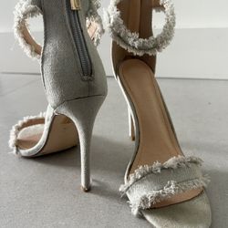 Denim Heels 