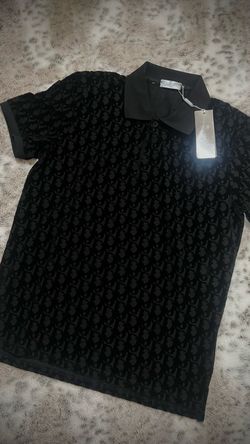 Dior Oblique Polo Shirt Black