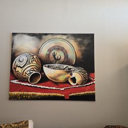 50 " × 40 " Native American canvas Painting