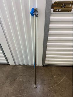 Tension Rod w/shower curtain hooks