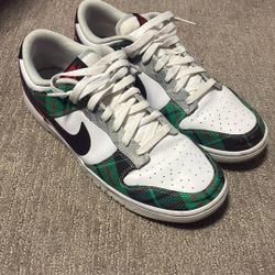 nike dunk low tartan plaid SIZE 11