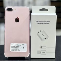 ‼️‼️Apple Iphone 7 plus con 32GB plata desbloqueado con cargador gratis el combo ‼️‼️🔥