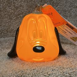 Disney  Light up Pumpkin Halloween 4” Pluto new