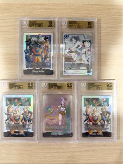Dragon Ball Fusion World Fusion BGS Slabs