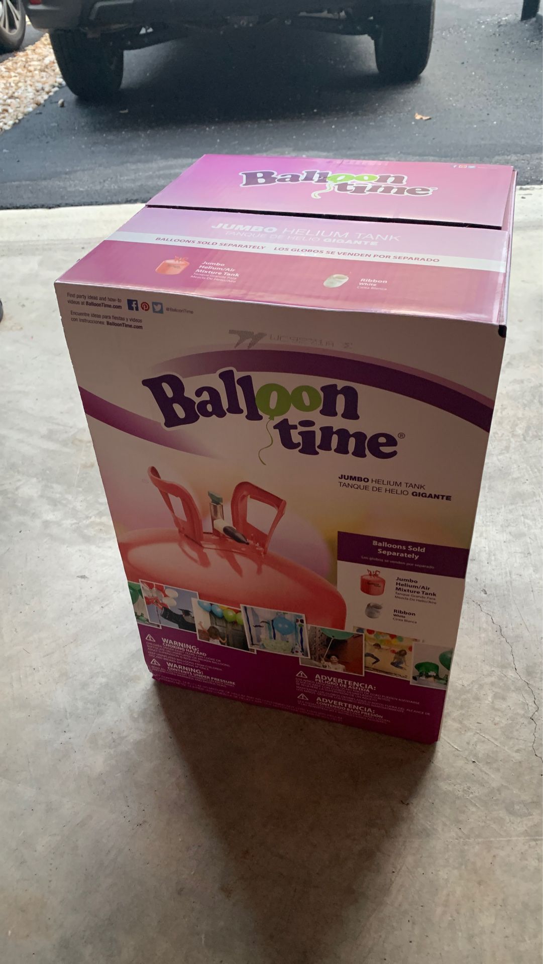 Helium Tank for party Balloons