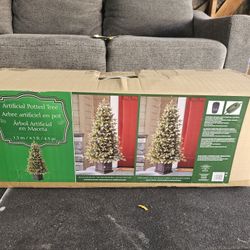 Artificial Potted Christmas Tree 