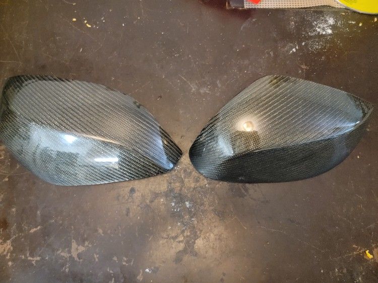 Carbon Mirror Caps