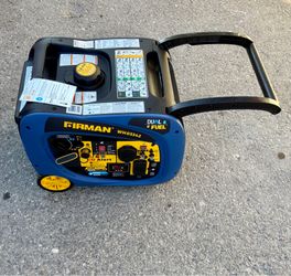 Firman generator Electric Start WH03342 Generator 4125 Starting / 3300 Running Watt Gas and Propane Dual Fuel Portable Generator New