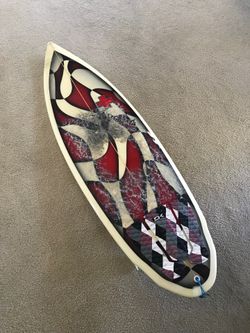 Surf Rx New Toy 5’5 fish surfboard