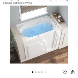 Walk-in Whirlpool Bathtub