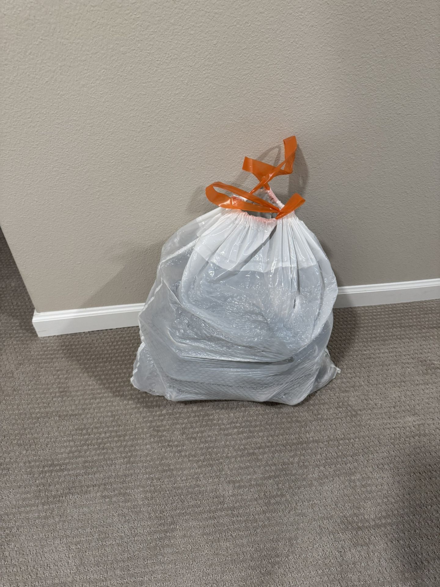 Garbage Bag of Size 10 Shoes