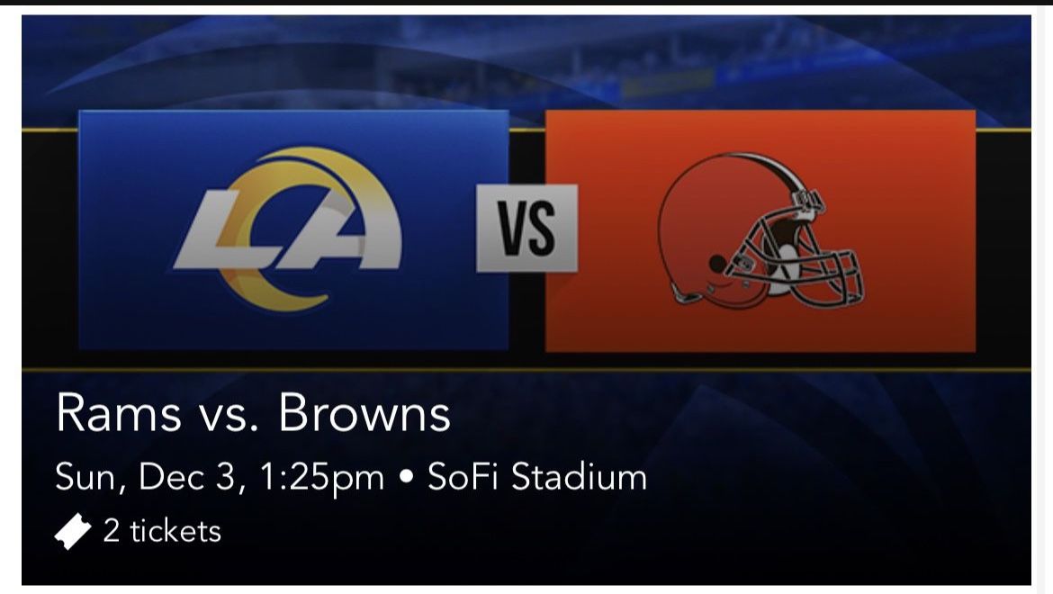 Rams Vs Browns