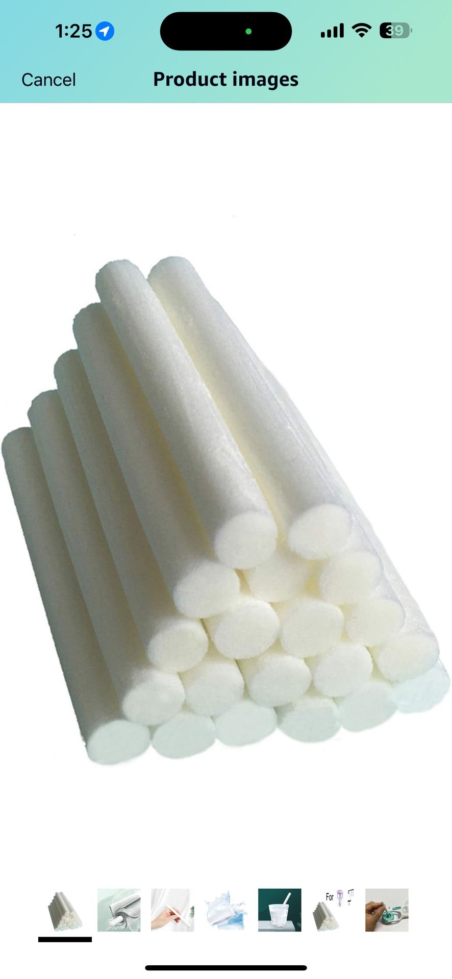 Car Diffuser Sponges Refill Sticks Humidifier Filter Wick Replacement, Absorbent sponge sticks, 2.75 X 0.31 Inch for Car Mini Humidifier Ultrasonic Ar