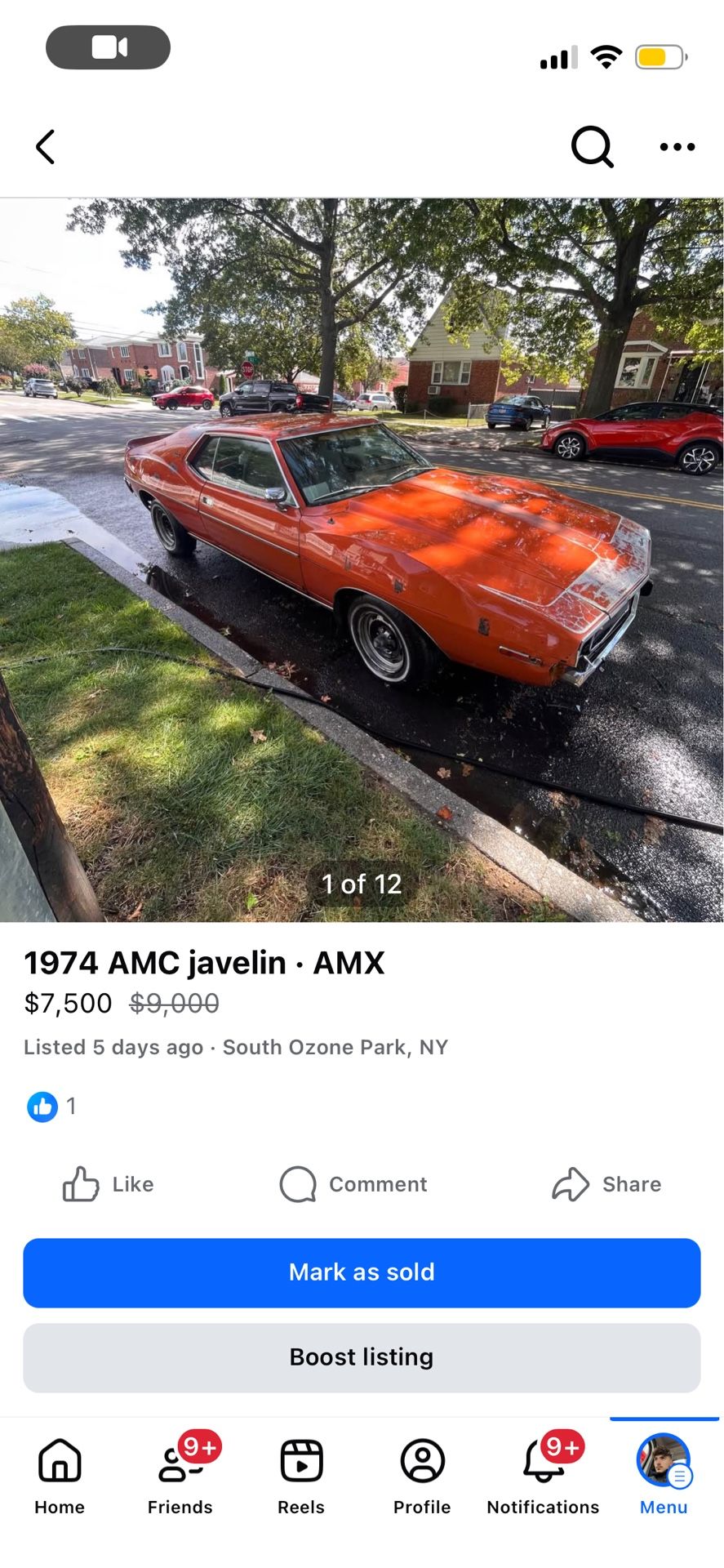 1974 AMC Javelin AMX