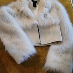 Hear Moon Star Fur Jacket XS