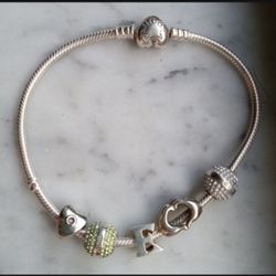 Woman’s Sterling Silver Pandora Bracelet 