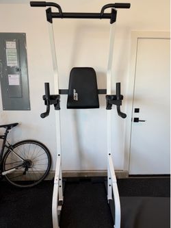 Power tower pull ups and dips