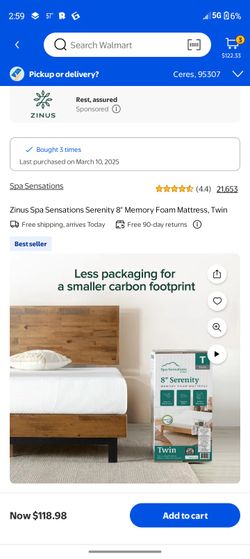 New Twin Size Bed