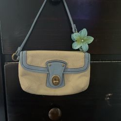 Coach Turn lock Legacy  Wristlet Canvas Print 