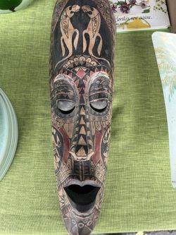 Indonesian wooden mask