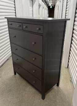 IKEA HEMNES BLACK BROWN 6-DRAWER CHEST DRESSER NEW CONDITION DELIVERY  AVAILABLE for Sale in Los Angeles, CA - OfferUp