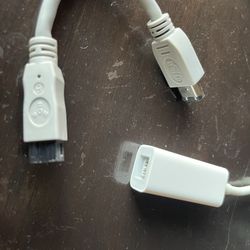 Used Apple Thunderbolt 2 to FireWire 800 Adapter A1463 - MD464LL/A EMC2591 🍎  + Firewire 800 > 400 Cable