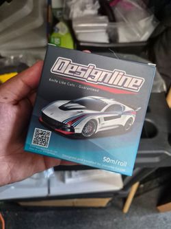 Knifeless tape for vinyl wrap