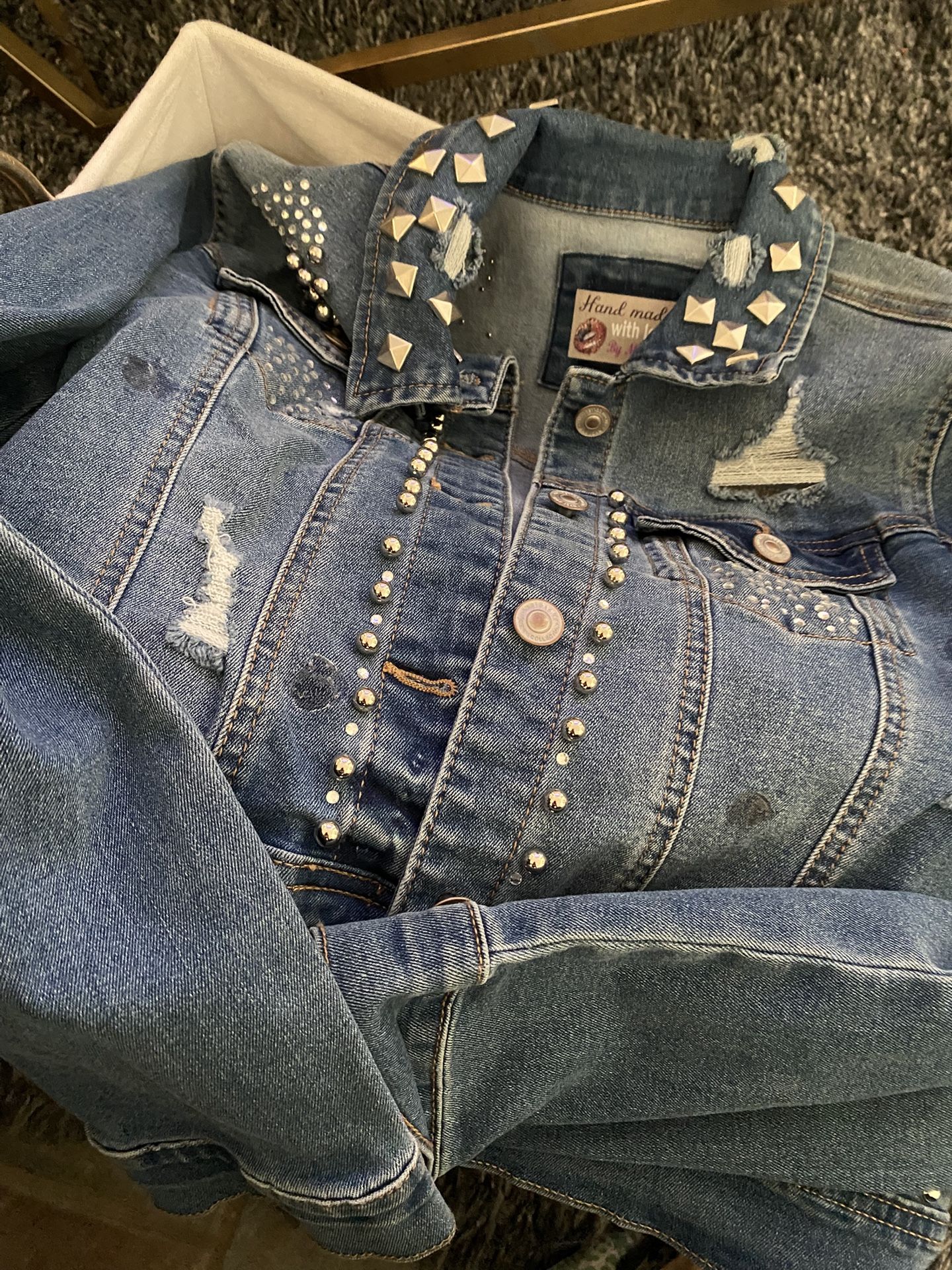 Jeans Jacket Size Small $15