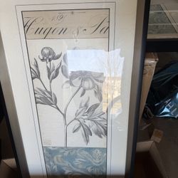 Two Beautiful Framed Art Pieces