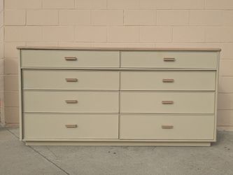 8-Drawer Double Dresser Sage Green
