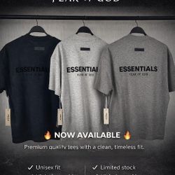 The Fear Of God Essentials T-Shirt 
XS-XL