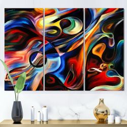3pc Abstract Canvas Print
