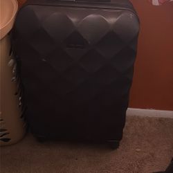 All Black Suitcase 