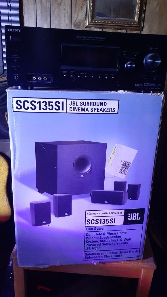 Jbl Surround Sound and Sony Receiver