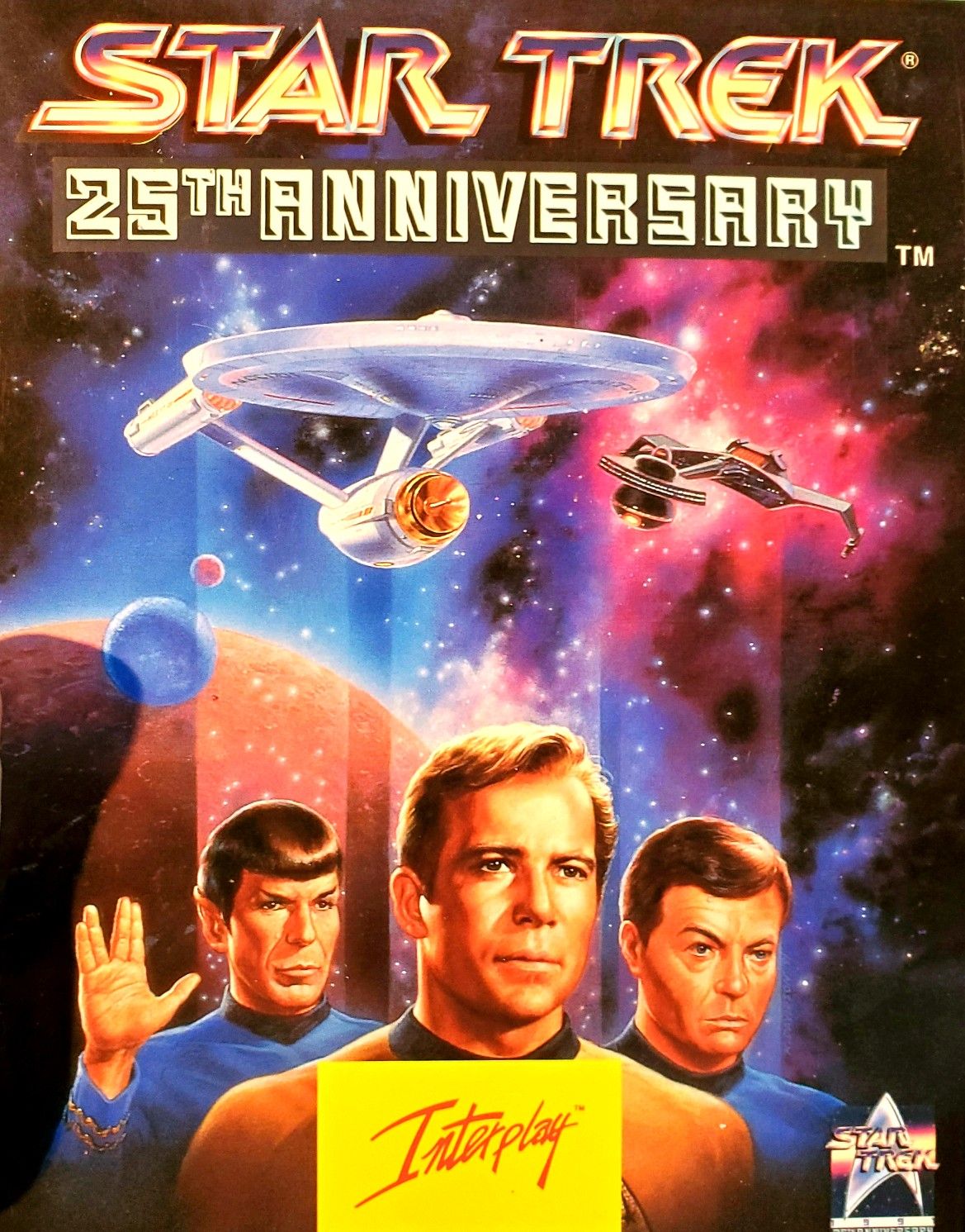 Vintage Star Trek 25th Anniversary Interplay PC Game 3.5 Floppy