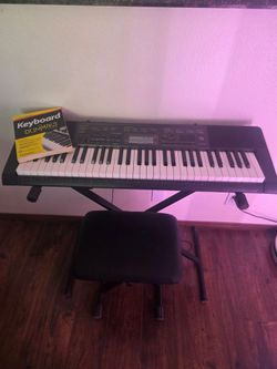Keyboard with stand and bench