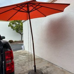 Umbrella With Heavy Stand