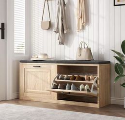 ❤️‍🔥 entrance shoe rack bench